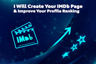 create your imdb page and improve your profile page