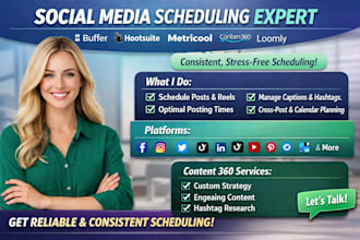 schedule posting schedule post via content 360 buffer metricool hootsuite loomly