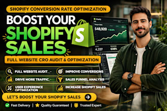 boost your shopify sales full website cro audit optimization