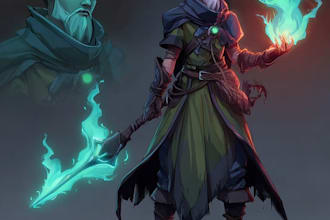 dnd character art and dnd character art