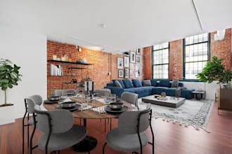 upgrade empty interior, virtual furniture staging, shopping list,home renovation