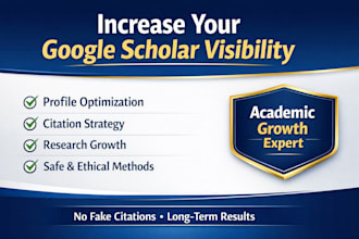 optimize your google scholar profile and increase research visibility