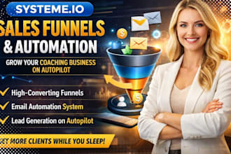 build systeme io sales funnel and automation for coaches