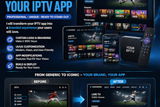 teach you on how you can rebrand iptv app