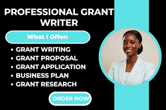 write grant proposals, grant research, 501c3, business plan