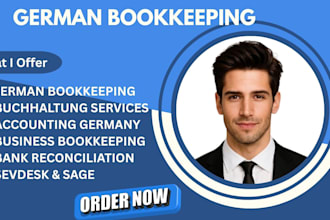 do german bookkeeping, buchhaltung  accounting in sevdesk