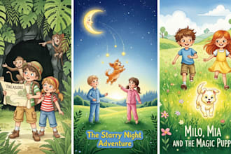 children book illustration and children book illustration