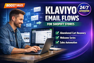 create klaviyo email marketing flows for shopify