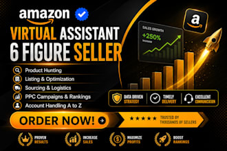 your expert amazon fba va and PPC manager for sales growth