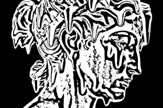 create a premium rap cover artwork