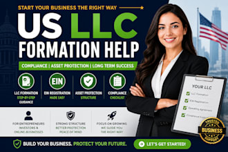 help you form and structure your US llc for compliance