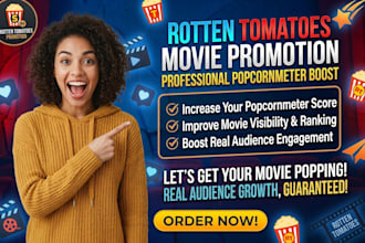 promote your rotten tomatoes movie with professional marketing, popcornmeter