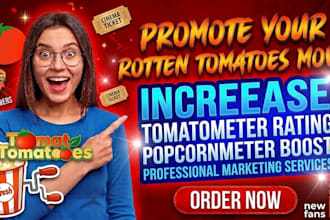 promote your rotten tomatoes movie with professional marketing, popcornmeter