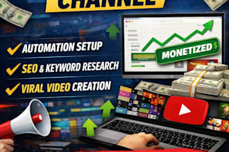 grow your youtube channel with automation and SEO strategy
