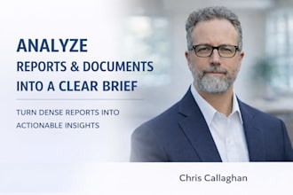 turn research, policy, and technical documents into decision briefs