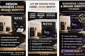 design business logo,brand identity and branding kit