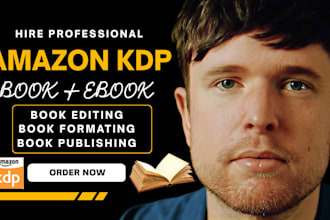 do amazon KDP book editing paperback kindle book formatting for amazon KDP