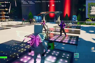 create uefn fortnite parkour map,pillar map,zone war,1v1 action card,red vs blue