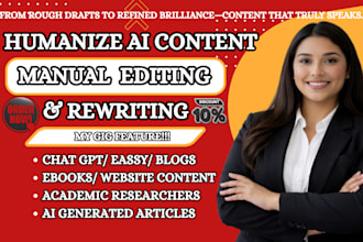 rewrite ai content, humanize chat gpt essays, offer zero plagiarism