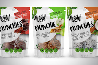 create product packaging and label design, pouch design with realistic 3d mockup
