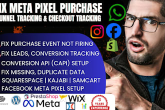 fix facebook pixel not tracking squarespace purchase firing checkout events data