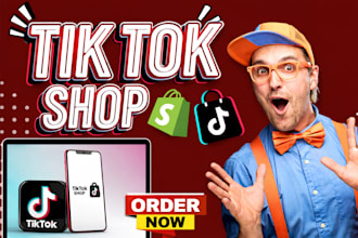 setup tik tok shop instagram and facebook shop shopify tiktok ads marketing