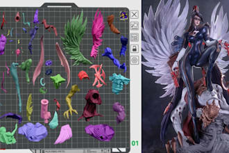 paint slice and convert your stl to 3mf for bambu lab for multicoloured 3d print
