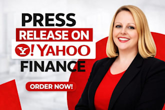 publish or distribute your press release on yahoo finance
