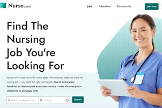 build wix healthcare staffing job board website recruitment website hiring site