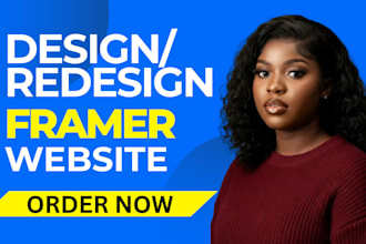 design modern framer website, framer landing page, figma to framer conversion