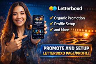 promote your letterboxd page, add films, credits, fully optimize your profile