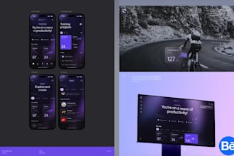 design modern and intelligent UI UX for aura ai assistant