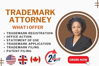 do trademark attorney, office action, sou, renewal, registration, filing