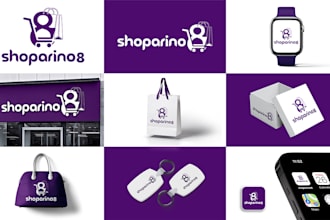 design logo and full branding kit with brand identity