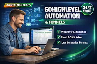 build gohighlevel workflow automation and email funnels
