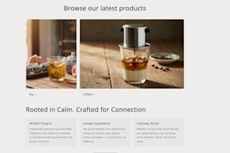 create shopify website with built in automation