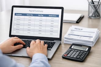 provide UK payroll and paye administrative support