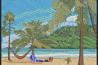 digitize image for embroidery into dst pes in 1 hours