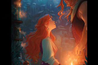 create a fantasy illustration