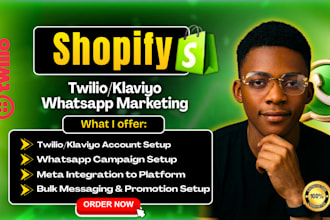 twilio, klaviyo whatsapp bulk promotion, ai and marketing to boost shopify sales