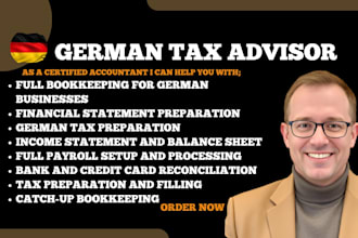 be your german accountant for bookkeeping and financial statements