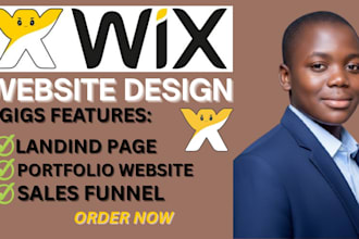 design and redesign wix website