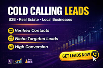 generate niche targeted cold calling leads for any business