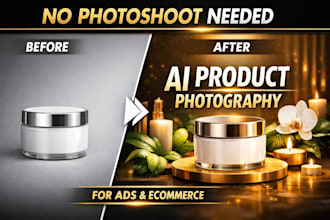 ai product photography for ecommerce, ads, and branding visuals