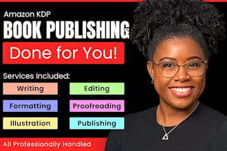 do book publishing for amazon KDP, children book publishing, ebook publishing