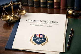draft a UK letter before action for your business dispute
