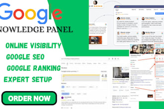 create google knowledge panel for you and verified