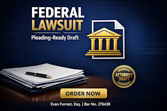 draft a powerful complaint for your federal lawsuit