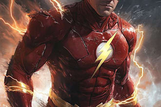 superhero character for comics