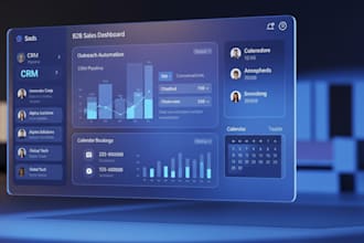 develop b2b client acquisition system, outreach system, crm automation, booking